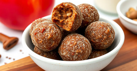 Biluțe proteice coapte cu mere