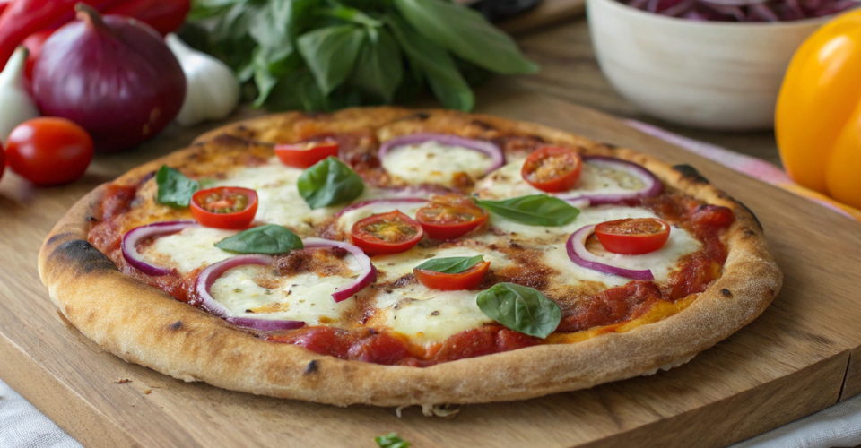 Blat de pizza bogat în proteine