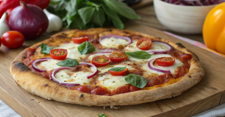 Blat de pizza bogat în proteine