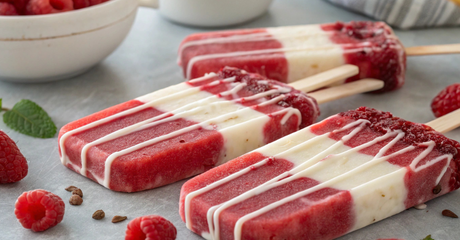 Înghețată proteică cu fructe de pădure