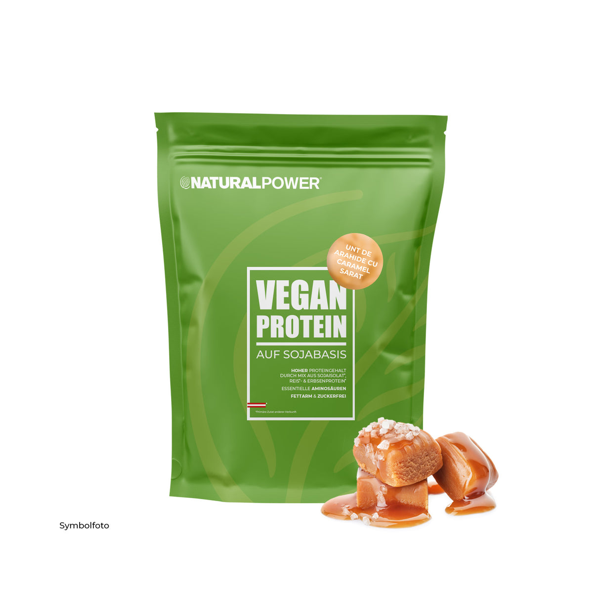 Vegan Protein Unt de arahide - caramel